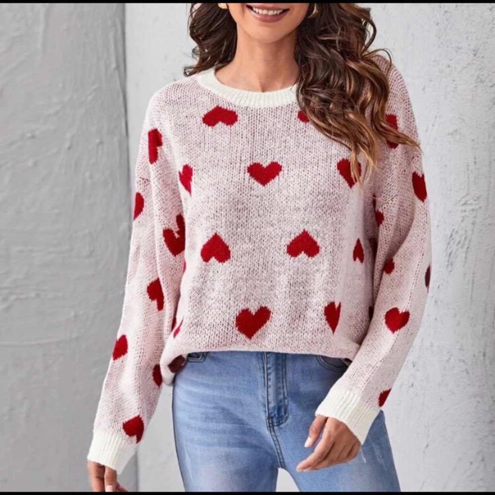 Women’s Valentine Heart Sweater